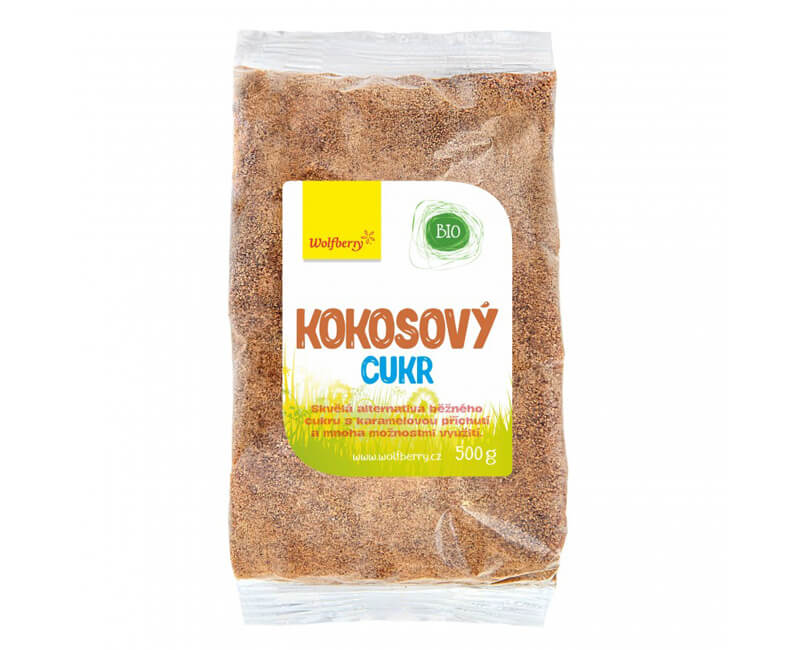 Zobrazit detail výrobku Wolfberry Kokosový cukr BIO 500 g + 2 měsíce na vrácení zboží