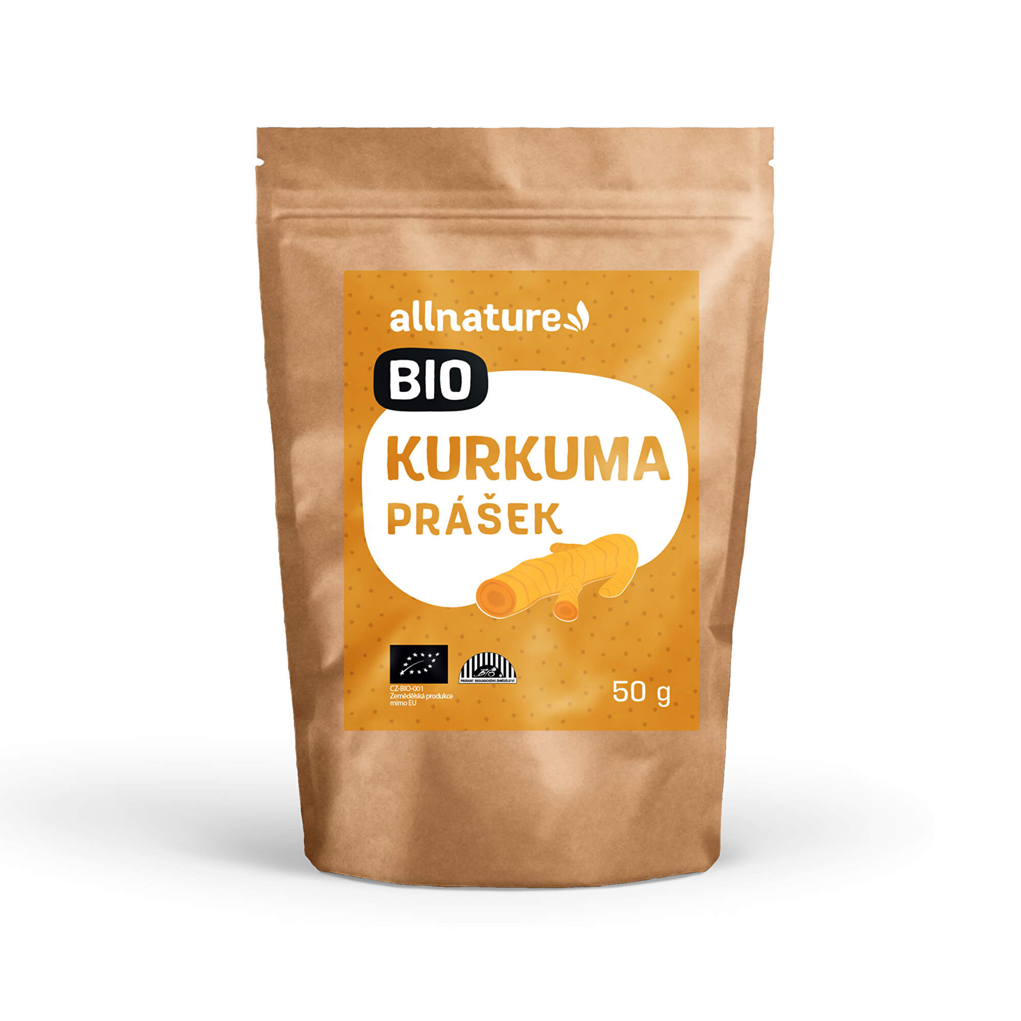 Zobrazit detail výrobku Allnature Kurkuma prášek BIO 50 g + 2 měsíce na vrácení zboží