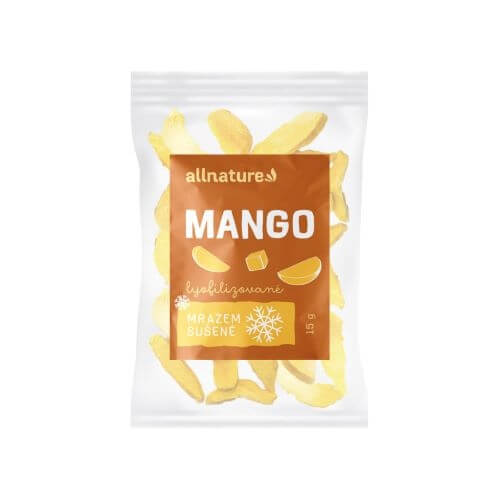 Fotografie Allnature Mango sušené mrazem plátky 15 g Allnature A132:z56719