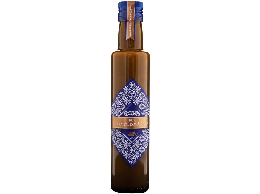 Zobrazit detail výrobku Ovocňák Rakytníková šťáva 100% 250 ml Zobrazit detail výrobku Ovocňák Rakytníková šťáva 100% 250 ml