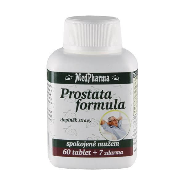 Zobrazit detail výrobku MedPharma Prostata formula 60 tbl. + 7 tbl. ZDARMA + 2 měsíce na vrácení zboží