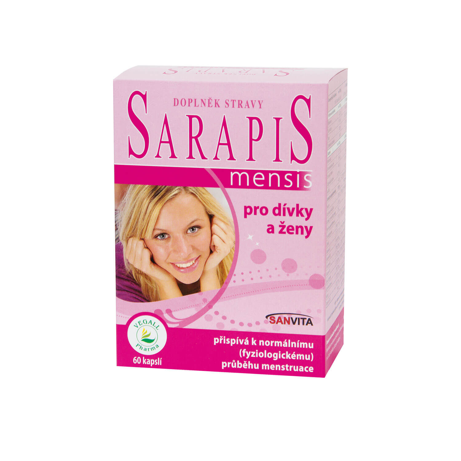 Zobrazit detail výrobku Vegall Pharma SARAPIS Mensis 60 kapslí + 2 měsíce na vrácení zboží