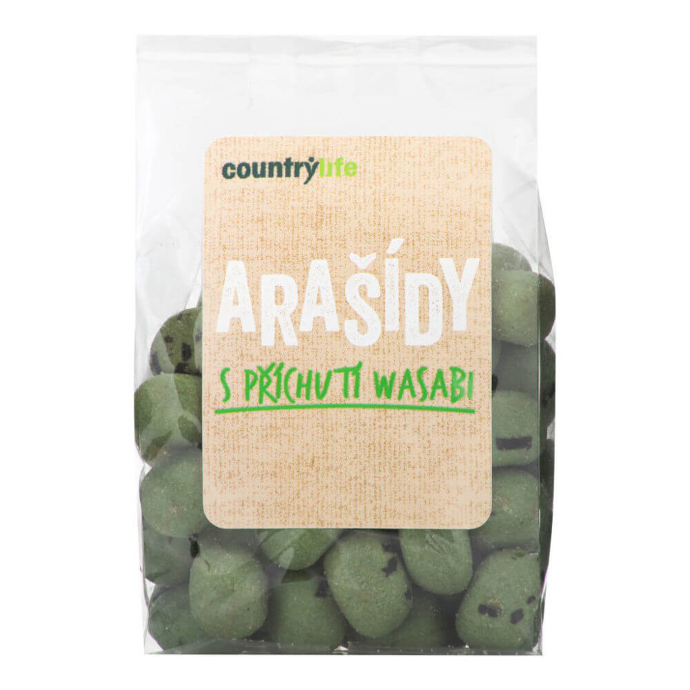 Zobrazit detail výrobku Country Life Arašídy s příchutí wasabi 100 g