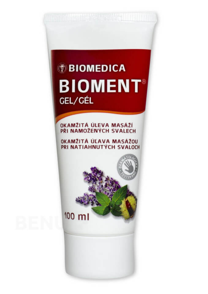 Zobrazit detail výrobku Biomedica Bioment masážní gel 100 ml + 2 měsíce na vrácení zboží