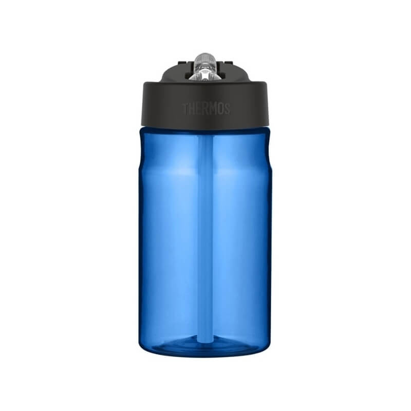 Thermos Dětská hydratační láhev s brčkem - modrá 350 ml