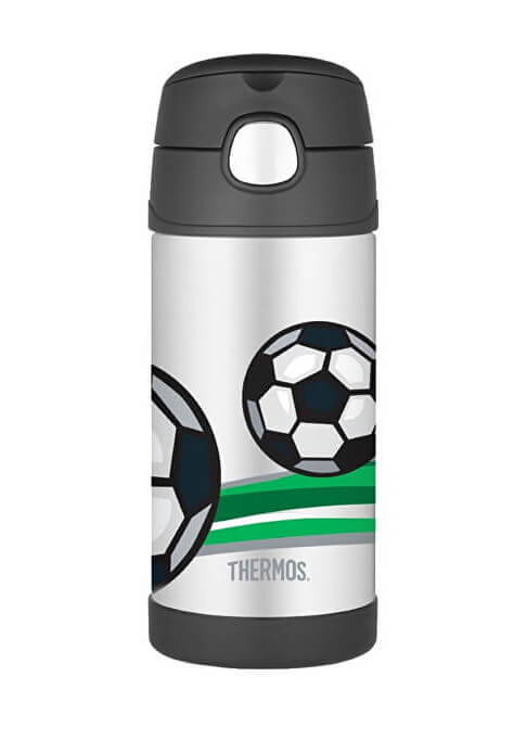 Zobrazit detail výrobku Thermos FUNtainer Dětská termoska s brčkem - fotbal 355 ml