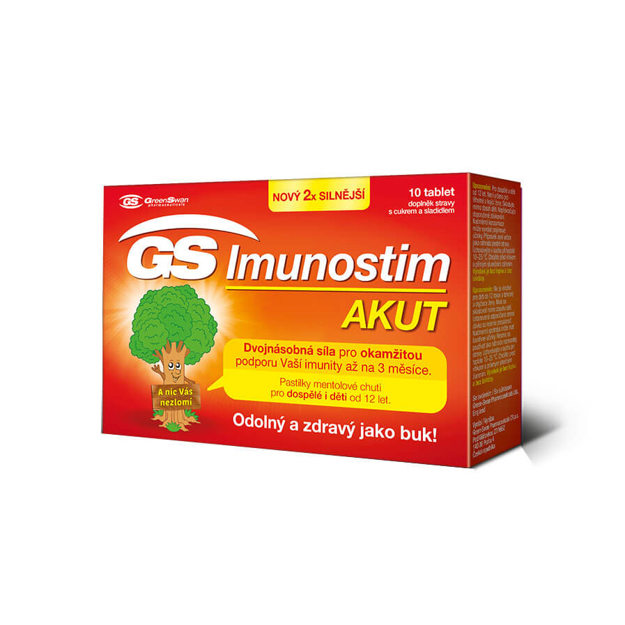 Zobrazit detail výrobku Green-Swan GS Imunostim Akut 10 tablet + 2 měsíce na vrácení zboží
