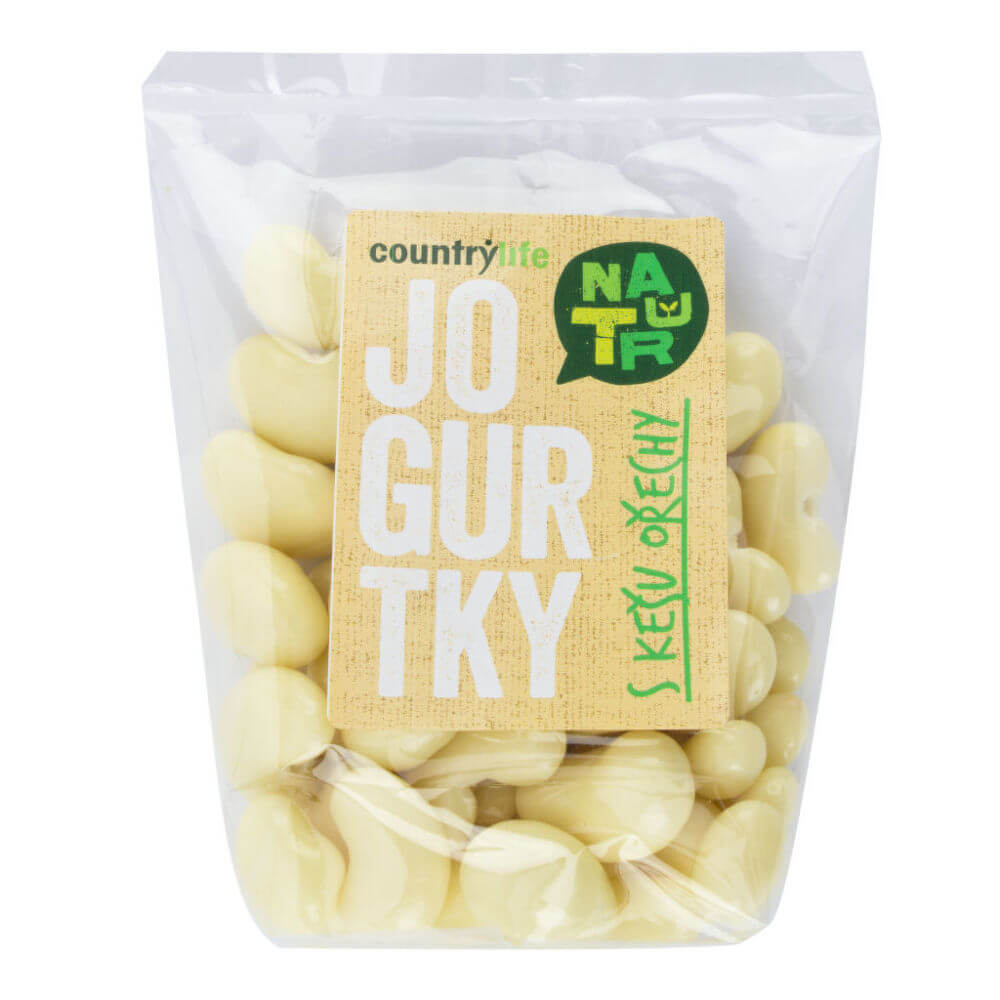 Zobrazit detail výrobku Country Life Jogurtky s kešu ořechy 100 g + 2 měsíce na vrácení zboží