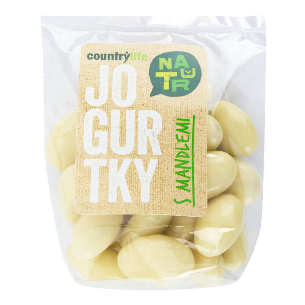 Zobrazit detail výrobku Country Life Jogurtky s mandlemi 100 g + 2 měsíce na vrácení zboží