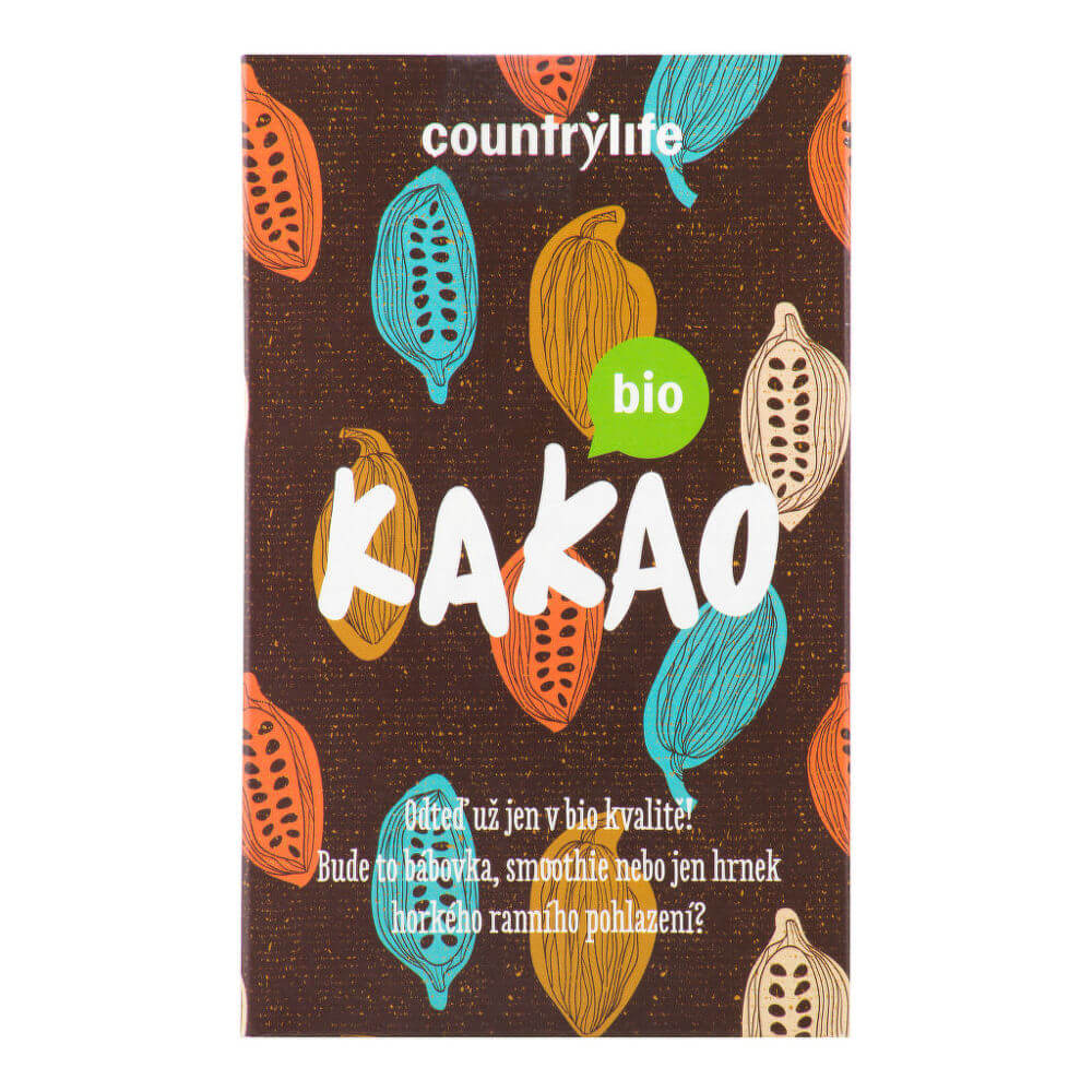 Zobrazit detail výrobku Country Life Kakao BIO 150 g + 2 měsíce na vrácení zboží