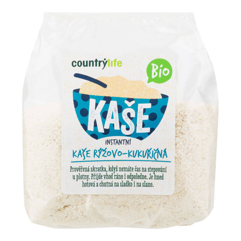 Zobrazit detail výrobku Country Life Kaše rýžovo-kukuřičná BIO 300 g + 2 měsíce na vrácení zboží