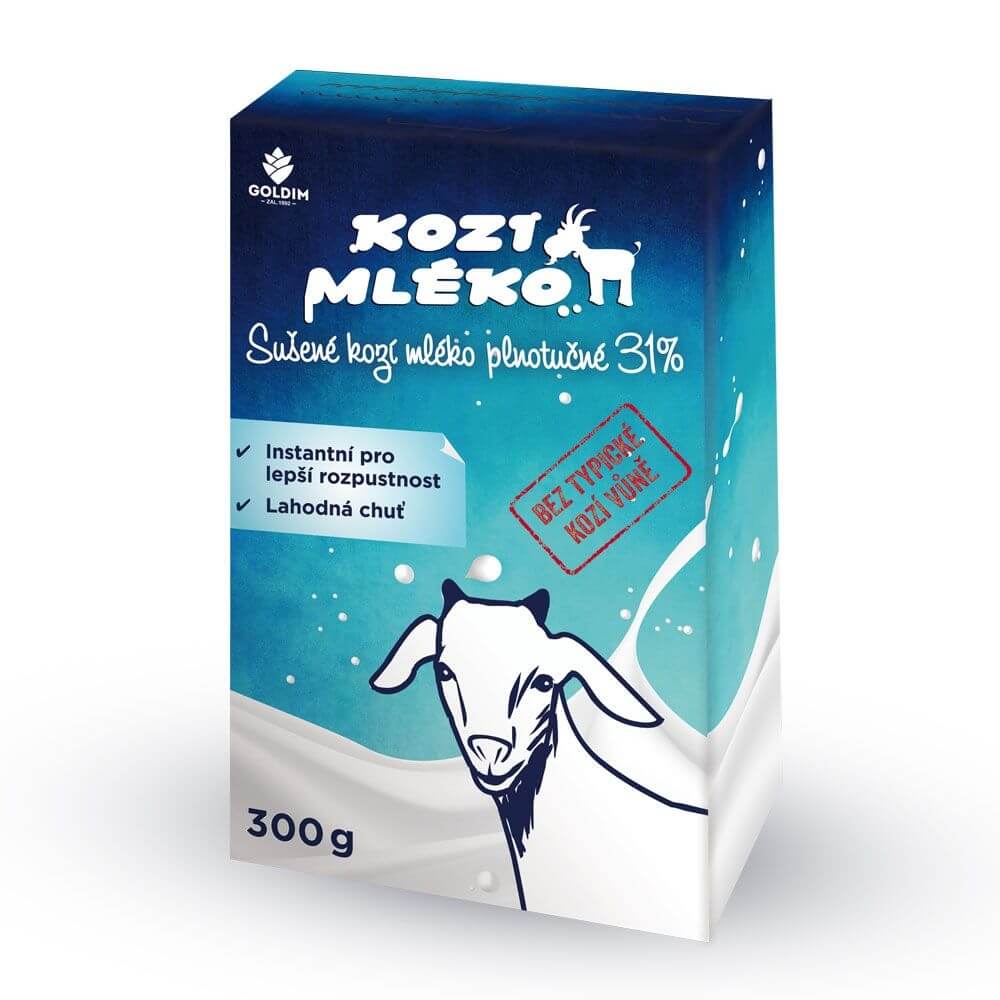 Zobrazit detail výrobku Goldim Kozí mléko sušené instantní 300 g