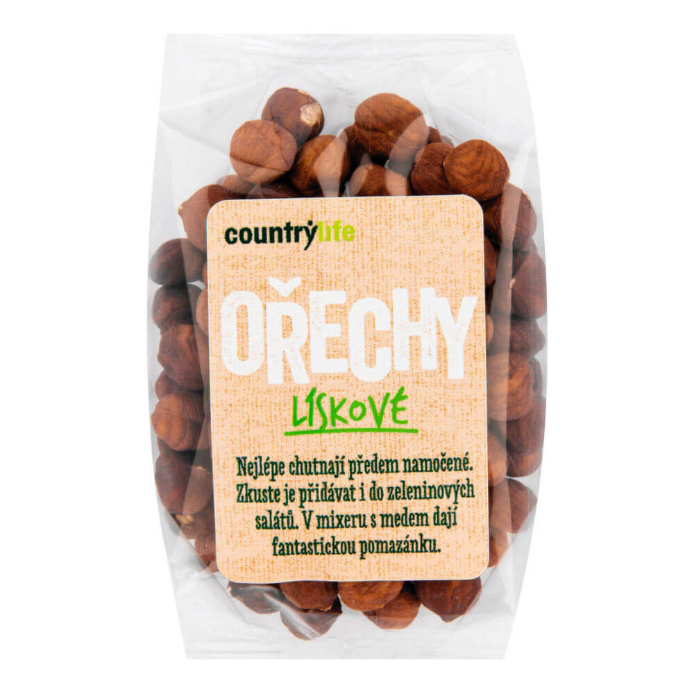 Zobrazit detail výrobku Country Life Lískové ořechy 100 g + 2 měsíce na vrácení zboží