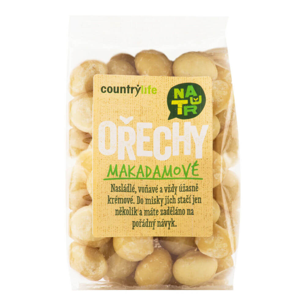 Zobrazit detail výrobku Country Life Makadamové ořechy 80 g + 2 měsíce na vrácení zboží