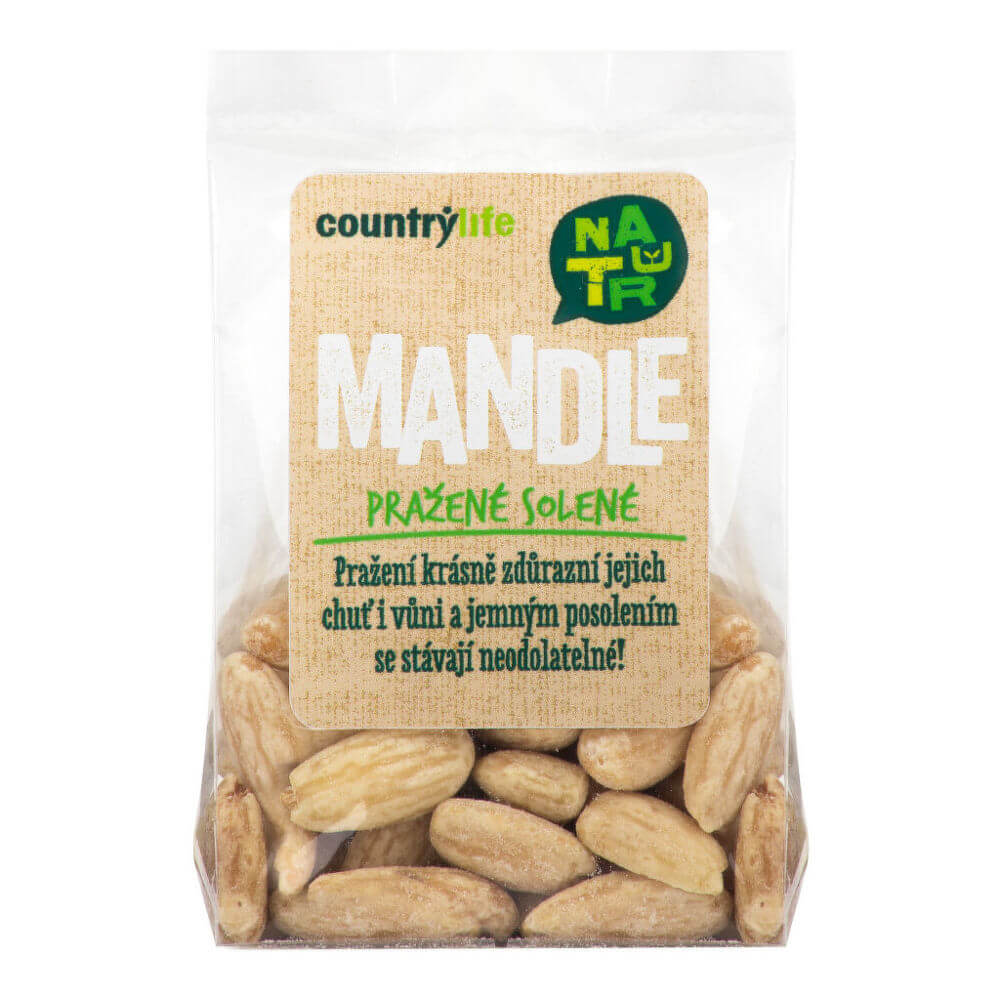 Zobrazit detail výrobku Country Life Mandle pražené solené 80 g