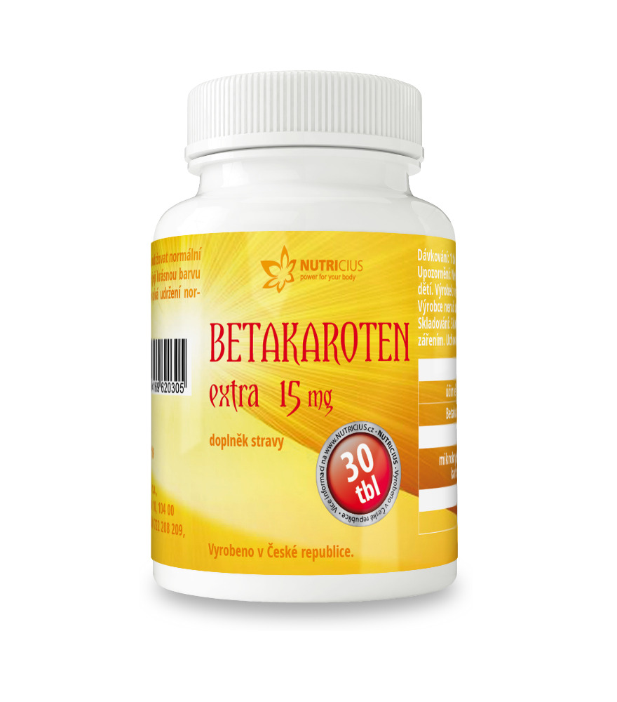 Nutricius Betakaroten EXTRA 15 mg 30 tbl.