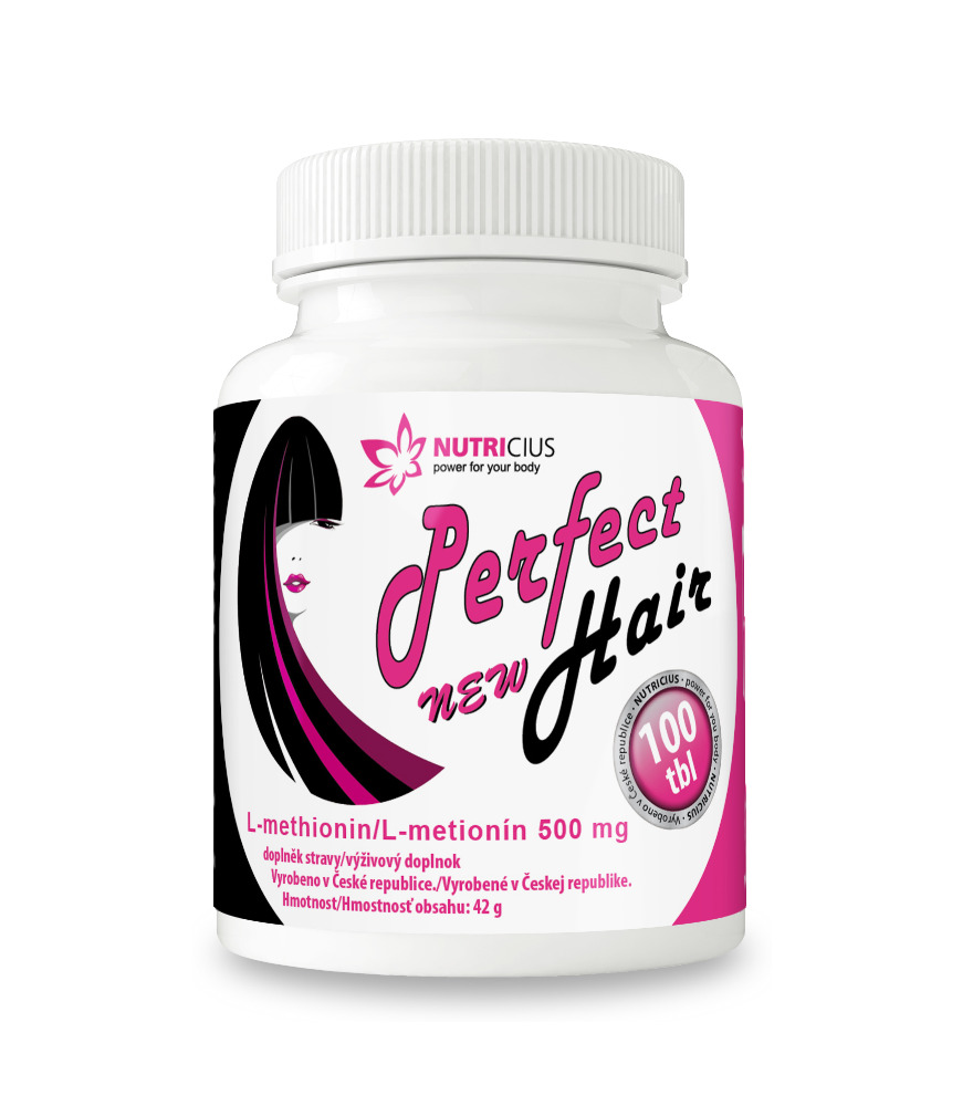 Nutricius Perfect HAIR new - methionin 500 mg 100 tbl.
