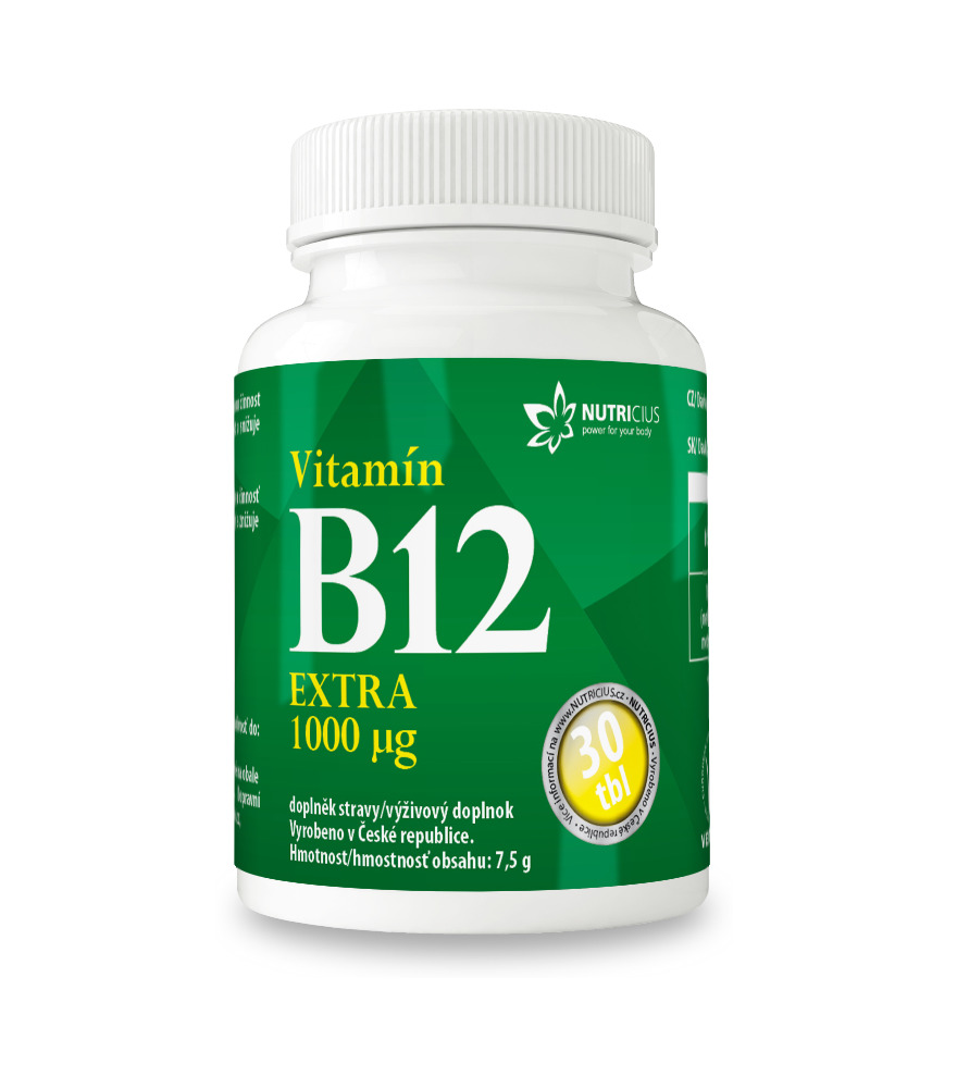 Nutricius Vitamín B12 EXTRA 30 tbl.