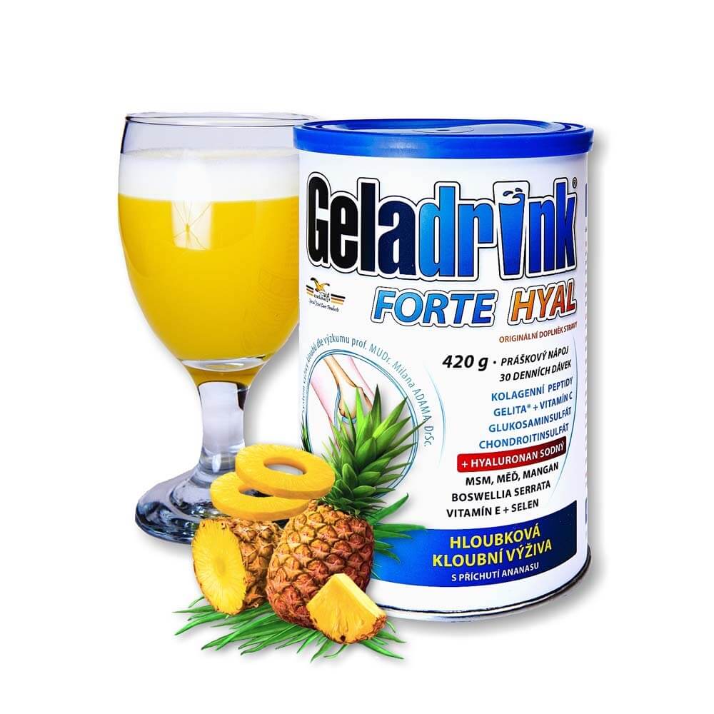 Zobrazit detail výrobku Geladrink Geladrink Forte HYAL 420 g Ananas + 2 měsíce na vrácení zboží