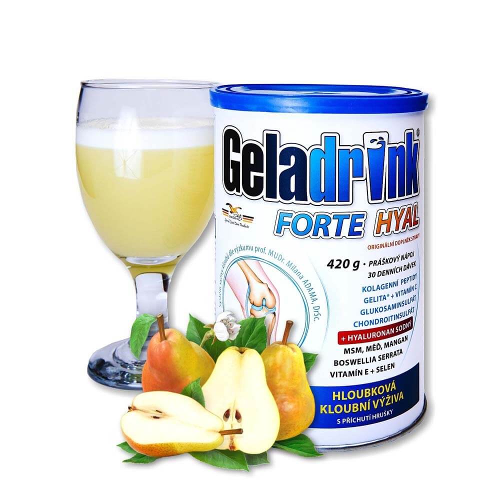 Zobrazit detail výrobku Geladrink Geladrink Forte HYAL 420 g Hruška + 2 měsíce na vrácení zboží Zobrazit detail výrobku Geladrink Geladrink Forte HYAL 420 g Hruška + 2 měsíce na vrácení zboží