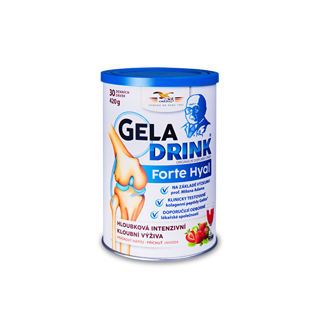Geladrink Geladrink Forte HYAL 420 g príchuť jahoda