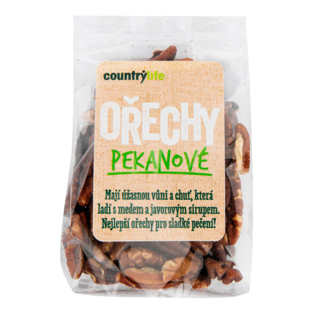 Zobrazit detail výrobku Country Life Pekanové ořechy 80 g + 2 měsíce na vrácení zboží