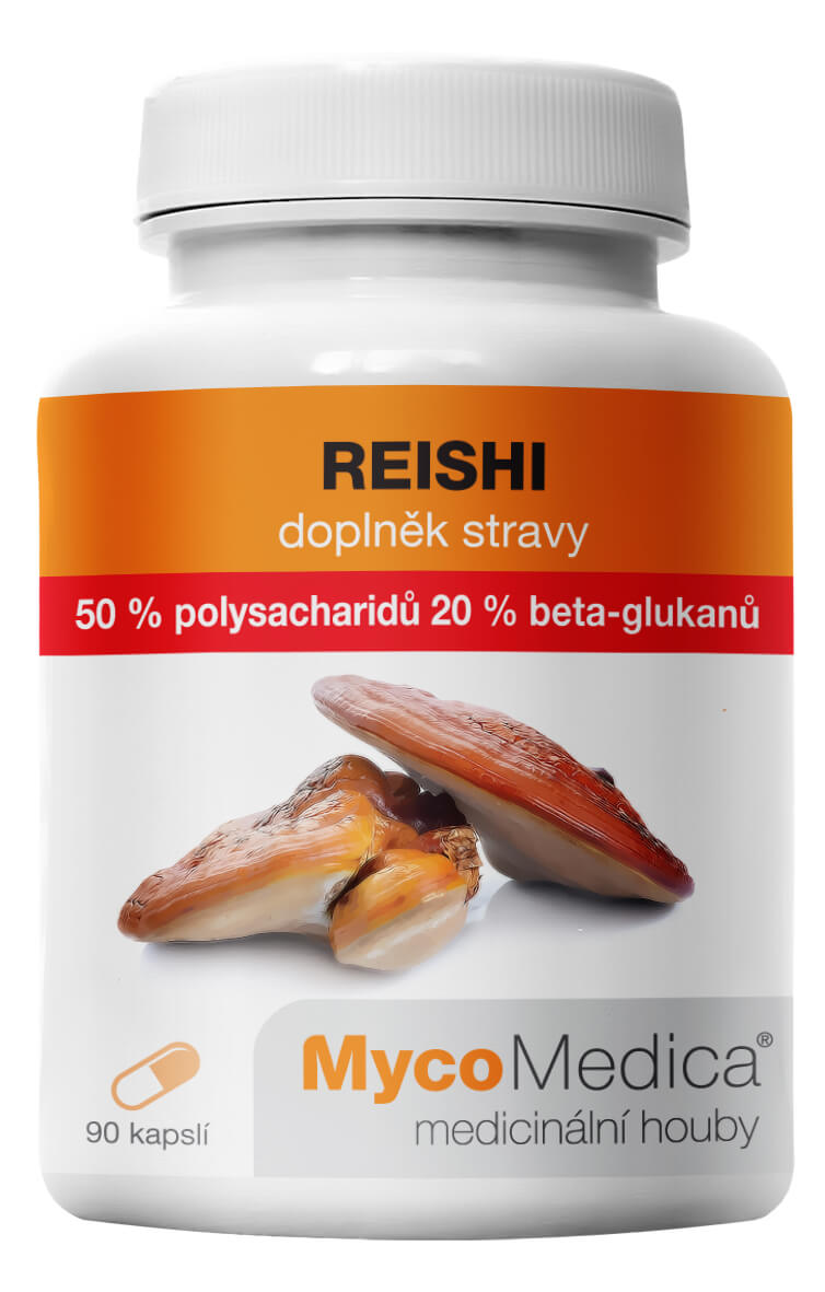 Zobrazit detail výrobku MycoMedica Reishi 50 % vysoká koncentrace + 2 měsíce na vrácení zboží