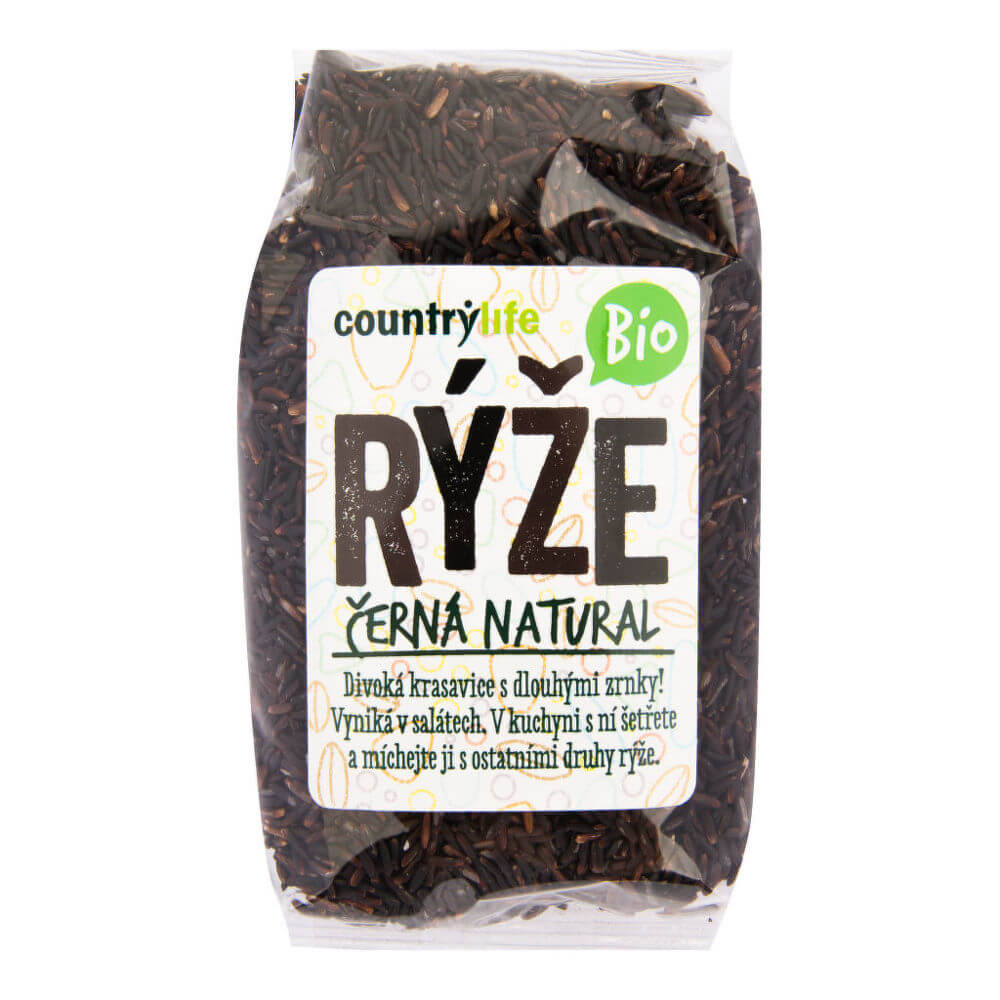 Zobrazit detail výrobku Country Life Rýže černá natural BIO 500 g + 2 měsíce na vrácení zboží