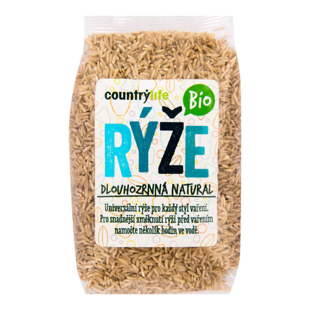 Zobrazit detail výrobku Country Life Rýže dlouhozrnná natural BIO 0,5 kg