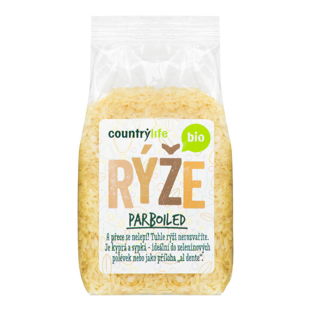 Zobrazit detail výrobku Country Life Rýže parboiled BIO 0,5 kg + 2 měsíce na vrácení zboží