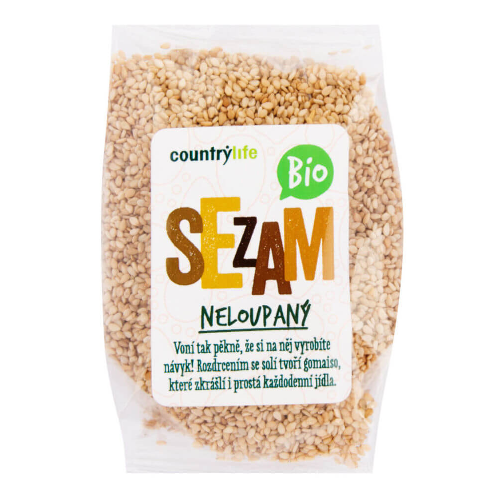 Zobrazit detail výrobku Country Life Sezam neloupaný BIO 100 g Zobrazit detail výrobku Country Life Sezam neloupaný BIO 100 g