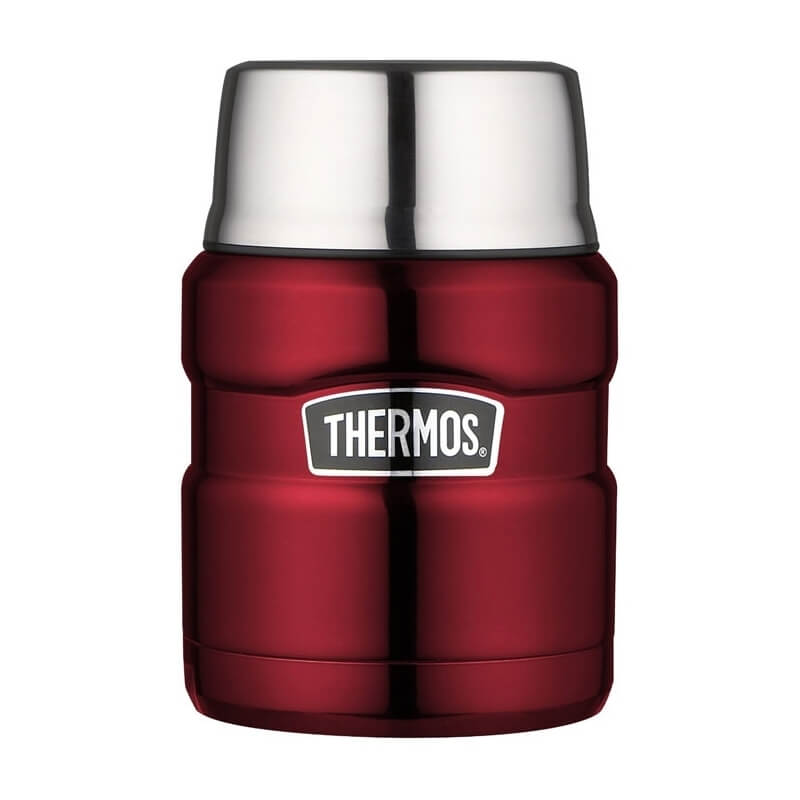 Zobrazit detail výrobku Thermos Style Termoska na jídlo se skládácí lžící a šálkem - červená 470 ml + 2 měsíce na vrácení zboží