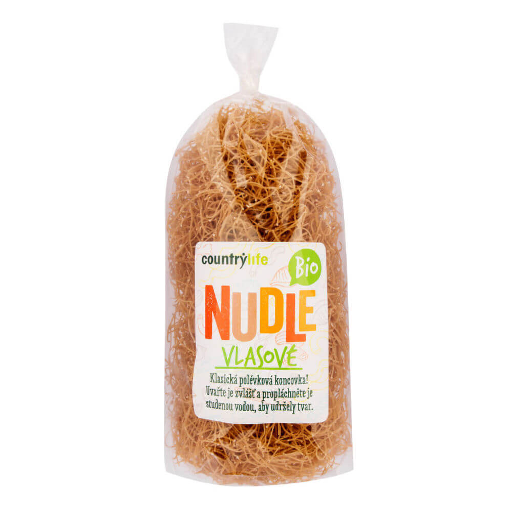 Zobrazit detail výrobku Country Life Těstoviny nudle pšeničné vlasové BIO 200 g + 2 měsíce na vrácení zboží Zobrazit detail výrobku Country Life Těstoviny nudle pšeničné vlasové BIO 200 g + 2 měsíce na vrácení zboží