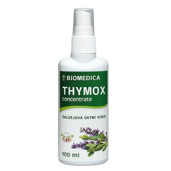 Zobrazit detail výrobku Biomedica Thymox concentrate - šalvějová ústní voda 100 ml + 2 měsíce na vrácení zboží