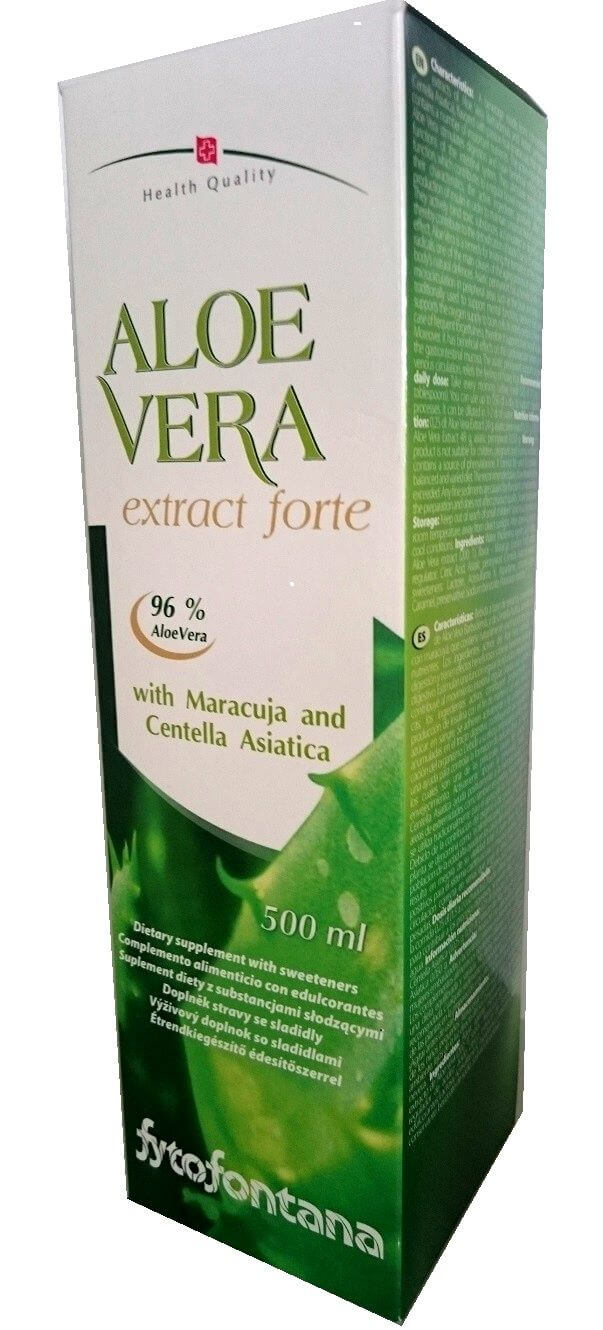 Zobrazit detail výrobku Fytofontana Aloe Vera extrakt forte 500 ml + 2 měsíce na vrácení zboží