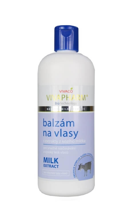 Vivaco Balzám na vlasy s extrakty z kozího mléka 400 ml