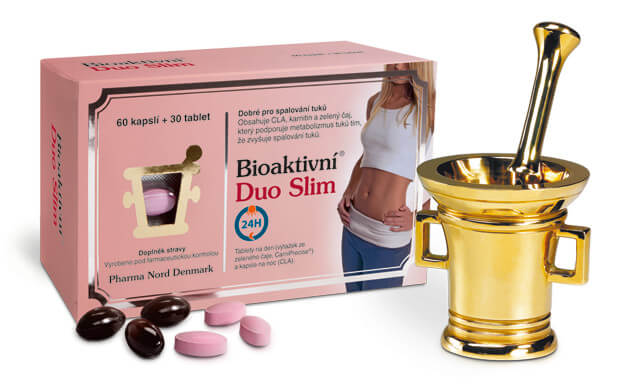 Zobrazit detail výrobku Pharma Nord Bioaktivní Duo Slim 30 tablet +60 tobolek + 2 měsíce na vrácení zboží Zobrazit detail výrobku Pharma Nord Bioaktivní Duo Slim 30 tablet +60 tobolek + 2 měsíce na vrácení zboží