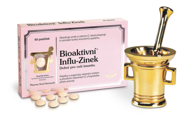 Pharma Nord Bioaktivní Influ-Zinek 60 pastilek