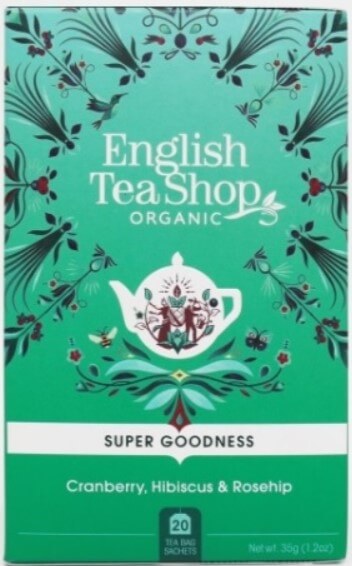 Zobrazit detail výrobku English Tea Shop Brusinka, ibišek a šípek 20 sáčků + 2 měsíce na vrácení zboží