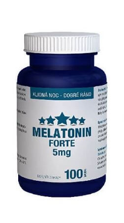 Zobrazit detail výrobku Clinical Nutricosmetics Melatonin Forte 100 tablet + 2 měsíce na vrácení zboží