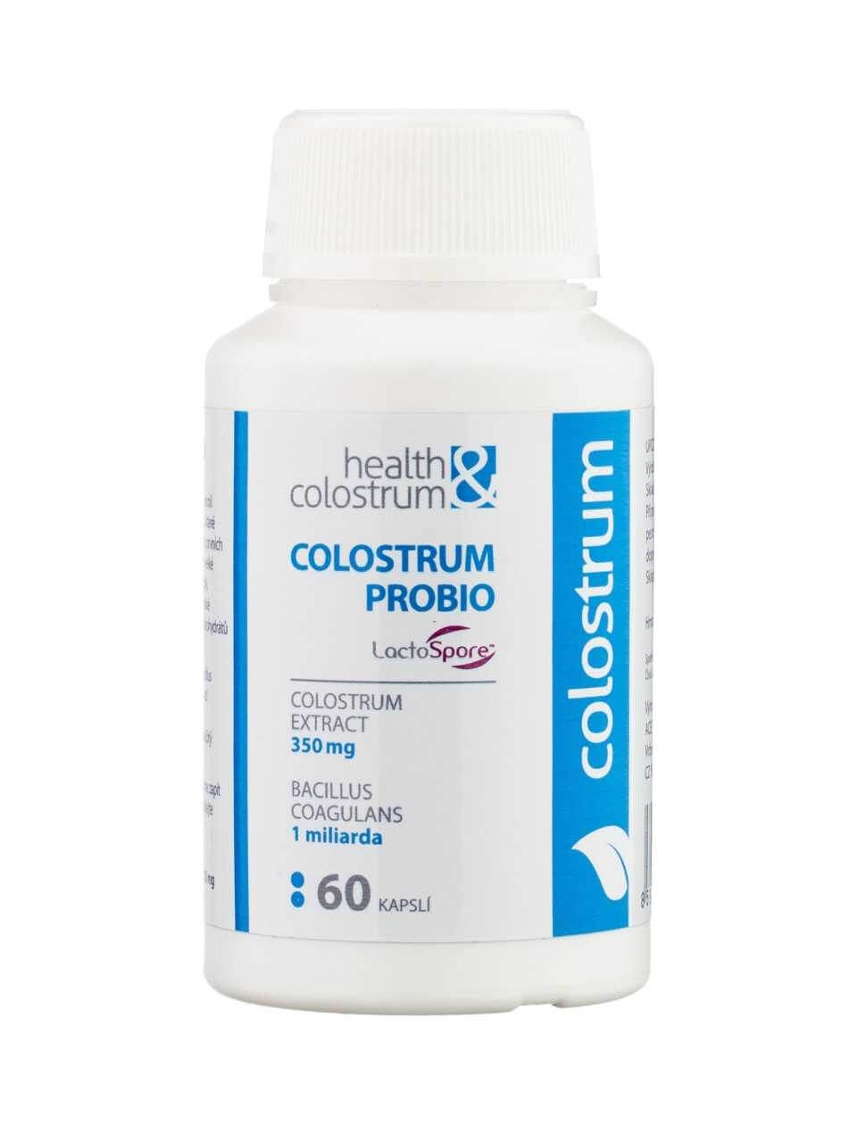 Health&colostrum Colostrum IgG 40 (350 mg) + probiotika 60 kapslí
