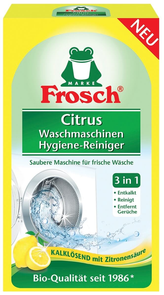 Zobrazit detail výrobku Frosch EKO Hygienický čistič pračky Citrón 250 g