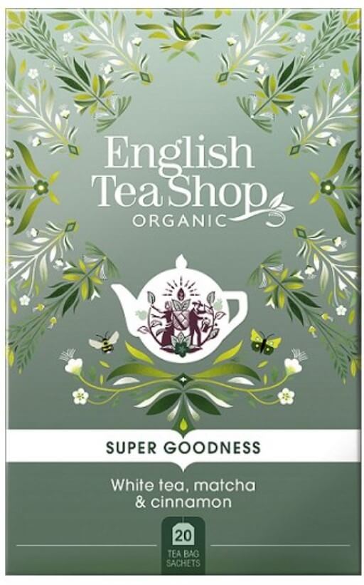 Zobrazit detail výrobku English Tea Shop Bílý čaj, matcha a skořice 20 sáčků + 2 měsíce na vrácení zboží