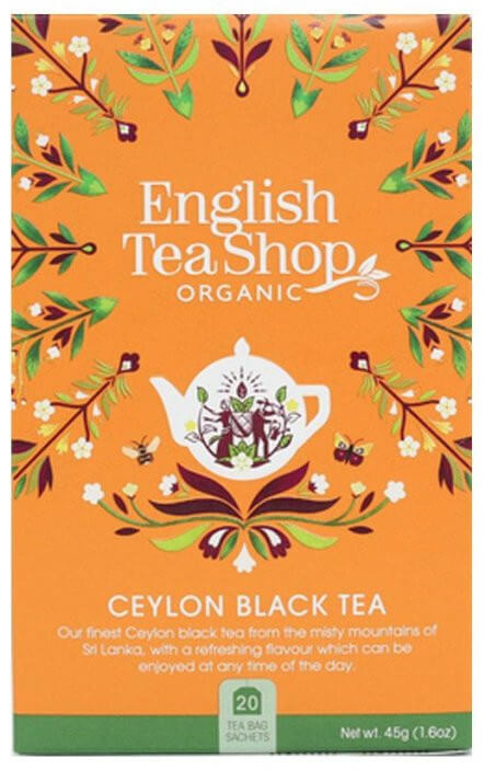 Zobrazit detail výrobku English Tea Shop Cejlonský černý čaj 20 sáčků + 2 měsíce na vrácení zboží