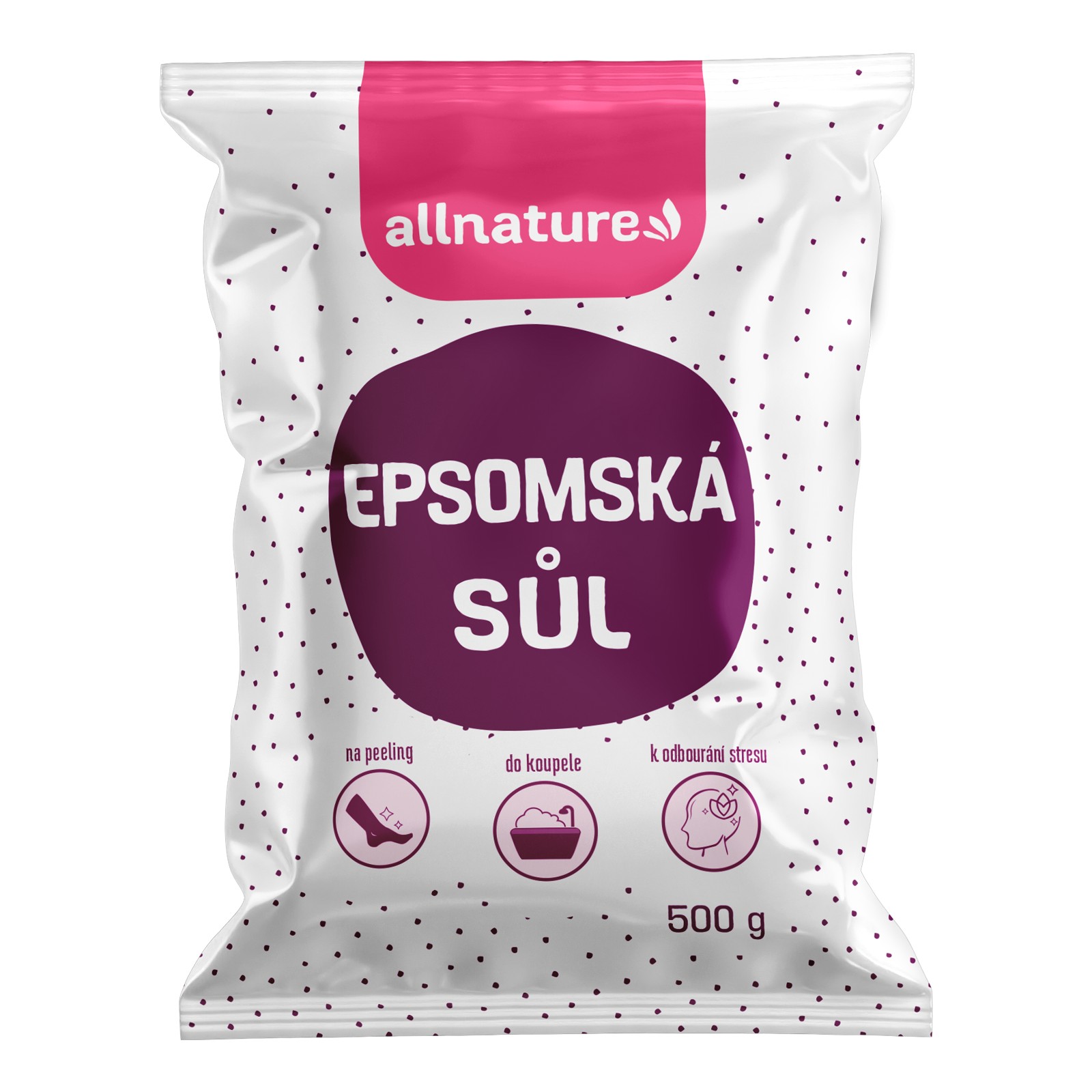 Zobrazit detail výrobku Allnature Epsomská sůl 500g