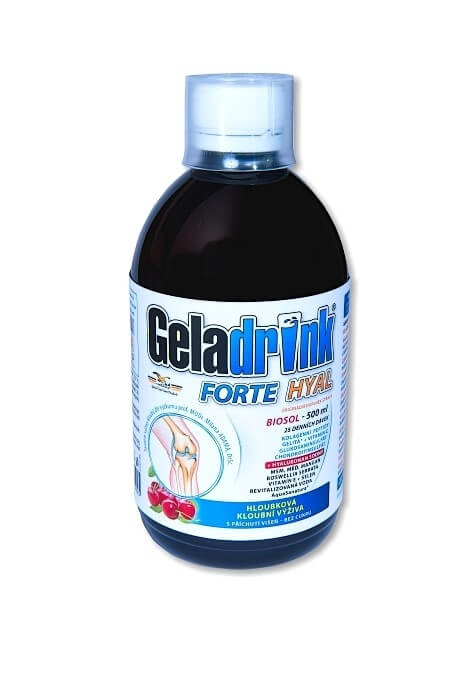 Zobrazit detail výrobku Geladrink Geladrink FORTE HYAL biosol višeň 500 ml + 2 měsíce na vrácení zboží