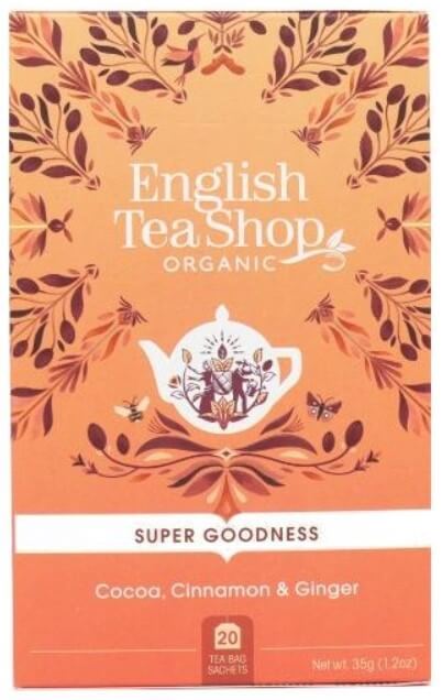 Zobrazit detail výrobku English Tea Shop Kakao, skořice a zázvor 20 sáčků