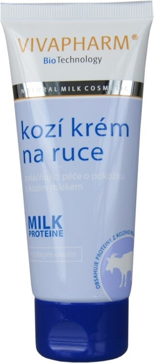 Vivaco Krém na ruce s kozím mlékem v tubě 100 ml