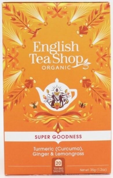 Zobrazit detail výrobku English Tea Shop Kurkuma, zázvor a citronová tráva 20 sáčků