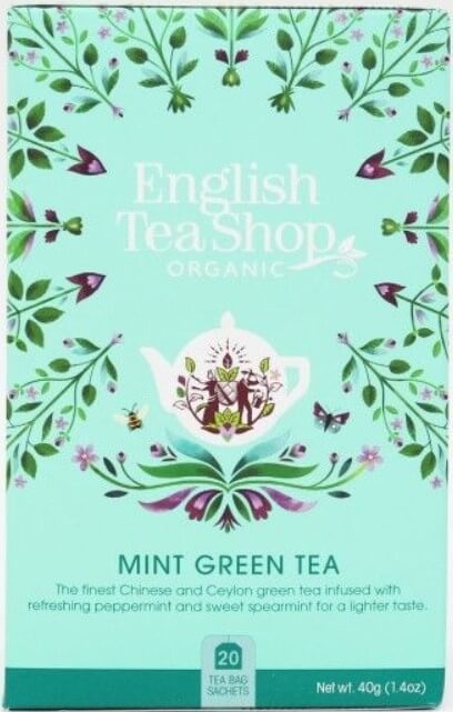 Zobrazit detail výrobku English Tea Shop Máta a zelený čaj 20 sáčků + 2 měsíce na vrácení zboží